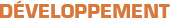 dévellopement d'applications