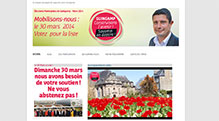Site web de campagne de philippe le Goff, maire de Guingamp en côtes d'armor